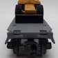 MTH 30-7616 O Gauge Construction Flatcar w/ Ertl Earth Mover #19981 EX