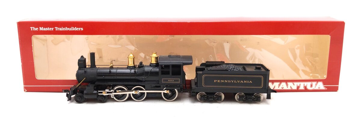 Mantua 6013 HO Scale Pennsylvania Steam Locomotive & Tender EX/Box