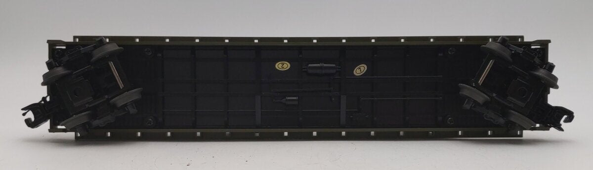 MTH 20-95347 O U.S. Army Flat Car with 105mm Howitzers #609052 EX