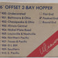 Weaver 900 O Gauge Undecorated Hopper Car (2-Rail) EX/Box