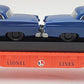 Lionel 6-16933 O Gauge Lionel Lines Flatcar with 2 Blue Automobiles LN/Box