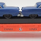 Lionel 6-16933 O Gauge Lionel Lines Flatcar with 2 Blue Automobiles LN/Box
