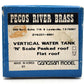 Pecos River Brass  N Scale BRASS Vertical Water Tank w/ Peacked Roof VG/Box