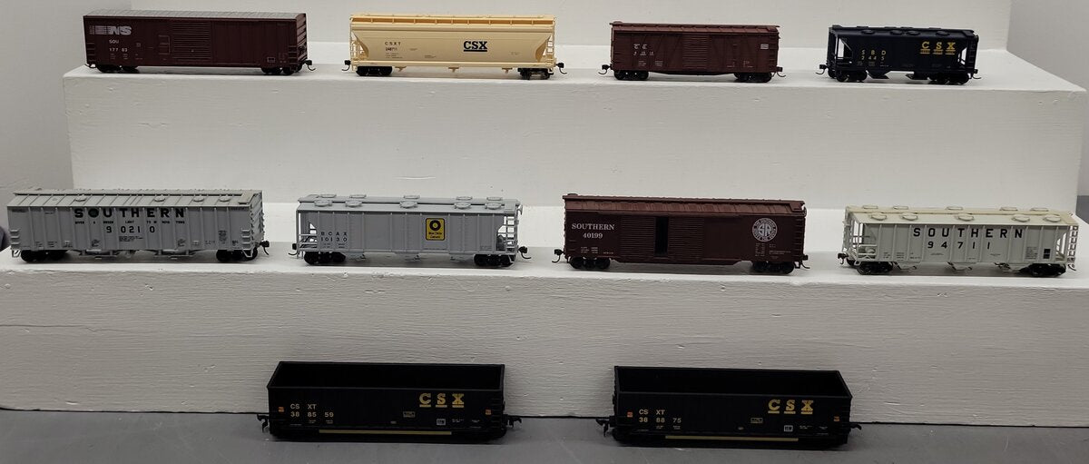 Walthers/Others HO Freight Cars #90210,10130,2445,41314,94711,40199,17783 [10] VG