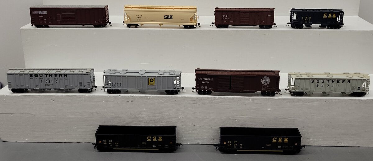 Walthers/Others HO Freight Cars #90210,10130,2445,41314,94711,40199,17783 [10] VG