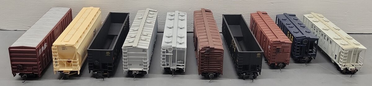 Walthers/Others HO Freight Cars #90210,10130,2445,41314,94711,40199,17783 [10] VG