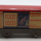 Marx 555 Vintage O C&S Tinplate Reefer w/ Red Roof VG