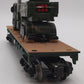 Menards 279-3964 O Gauge US Army Flatcar w/ Army Truck & HIMARS #7967 VG
