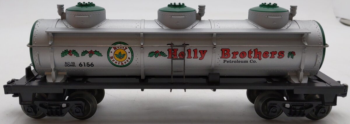 Lionel 6-52157 O Gauge Holly Brothers Dept 56 3-Dome Tank Car # 6156 EX/Box
