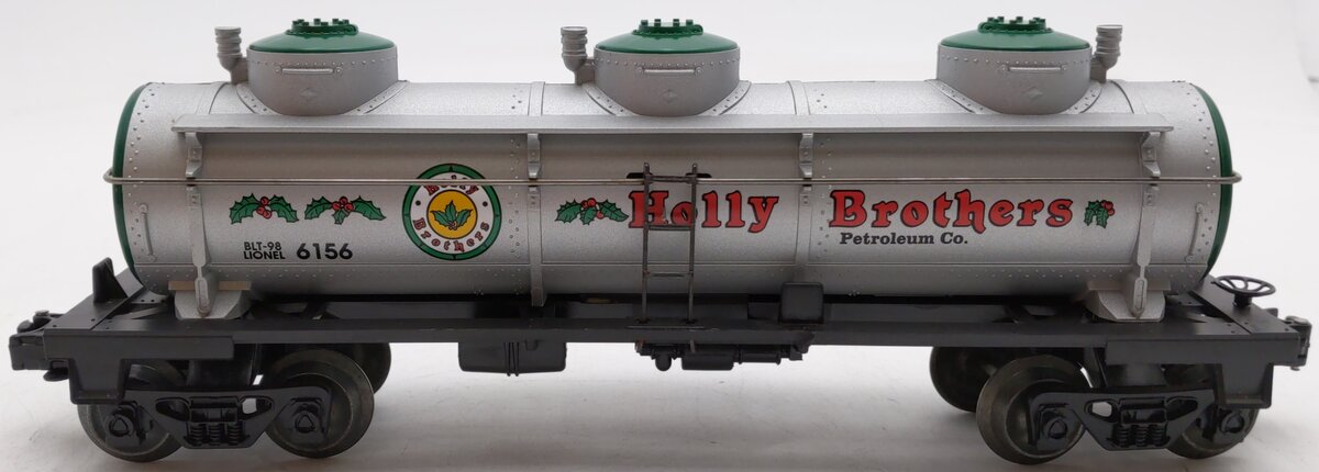 Lionel 6-52157 O Gauge Holly Brothers Dept 56 3-Dome Tank Car # 6156 EX/Box