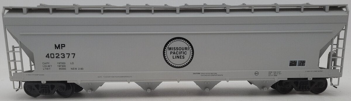 Weaver 28 O Gauge Missouri Pacific Hopper Car #402733 (2-Rail) EX/Box