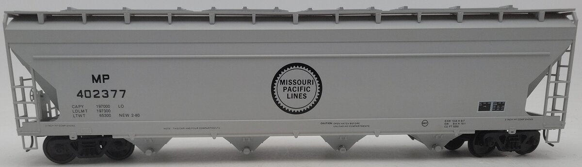 Weaver 28 O Gauge Missouri Pacific Hopper Car #402733 (2-Rail) EX/Box