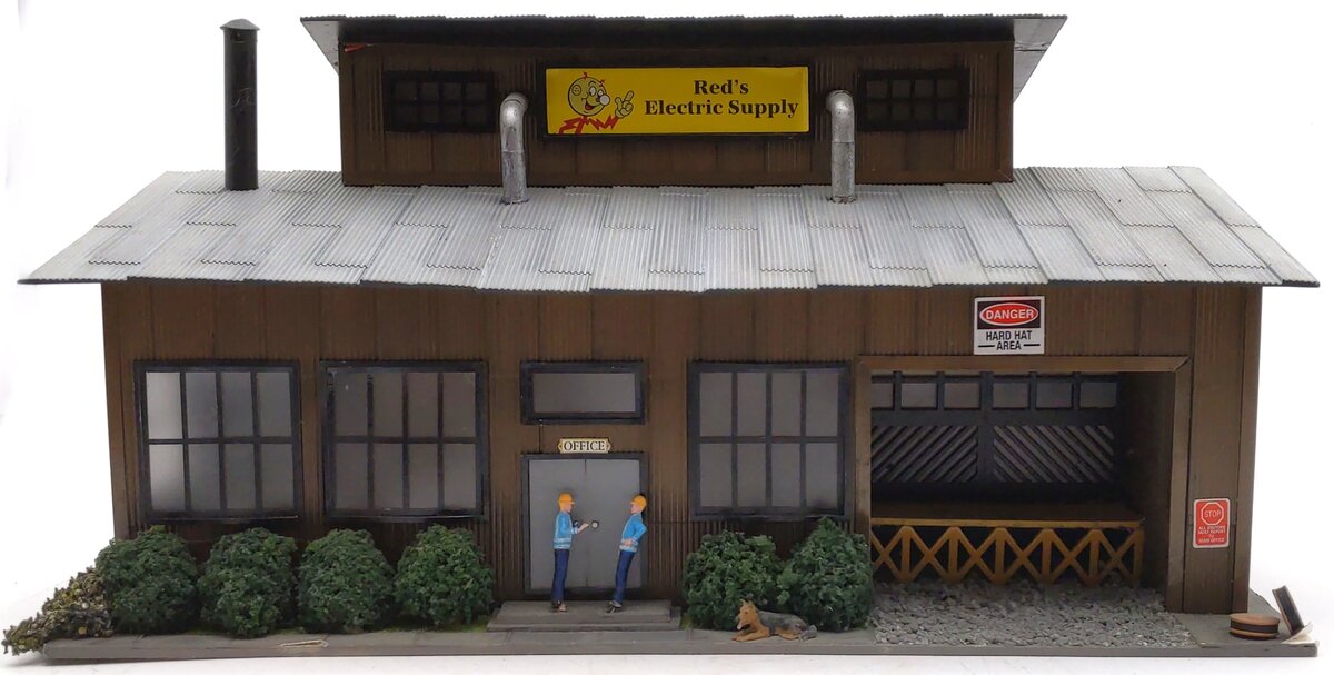 Menards 279-4452 O Gauge Custom Trackside Multipurpose Building EX