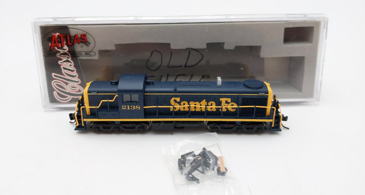 Atlas 42307 N Scale Santa Fe RSD-5 Diesel Locomotive #2138 EX/Box