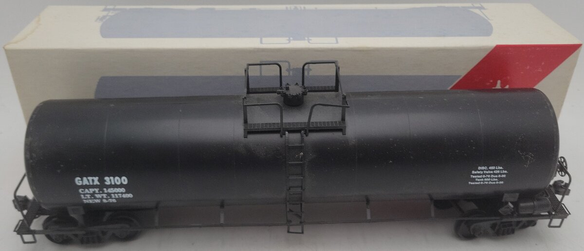 Weaver 1251 O Gauge GATX Corporation Tank Car #3100 EX/Box
