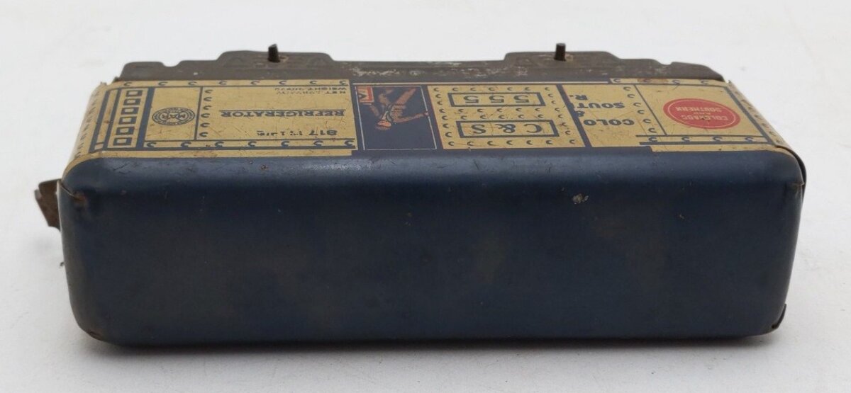 Marx 555 Vintage O C&S Tinplate Reefer w/ Man In Door VG