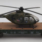 Menards 279-4484 O Gauge US Army Flat Car w/ Helicopter #1064 EX