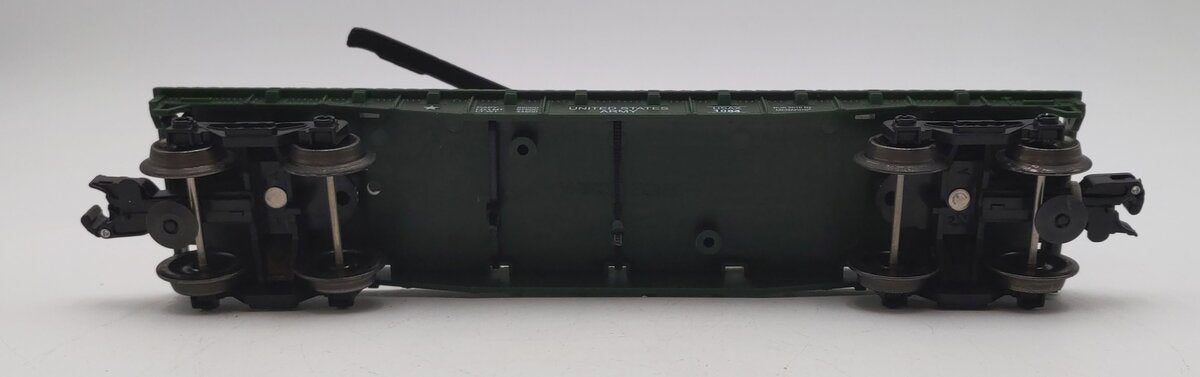 Menards 279-4484 O Gauge US Army Flat Car w/ Helicopter #1064 EX