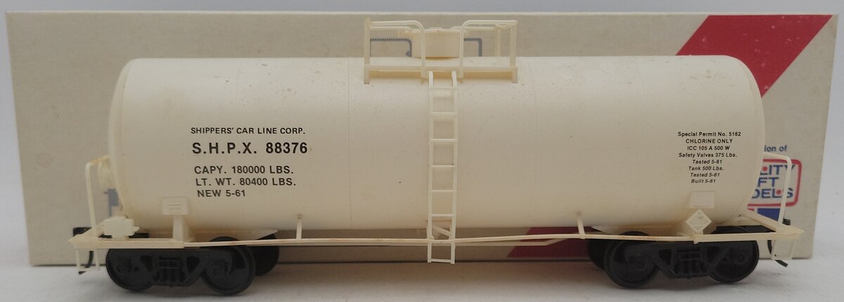Weaver 1216 O Scale 2-Rail Shippers Car Line Tank Car #88376 EX/Box