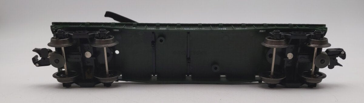 Menards 279-4484 O Gauge US Army Flat Car w/ Helicopter #1318 EX