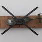 Menards 279-4484 O Gauge US Army Flat Car w/ Helicopter #1318 EX