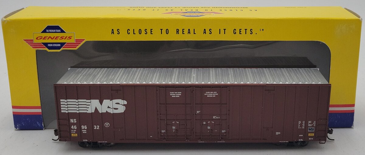 Athearn G4102 HO Scale Norfolk Southern 60; Gunderson Boxcar #469632 LN/Box