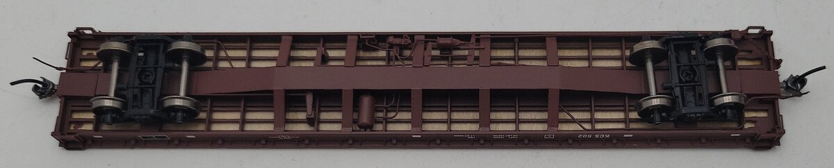 InterMountain 46407-18 HO  Kansas City Southern 60' Wood Deck Flat Car #502 EX/Box