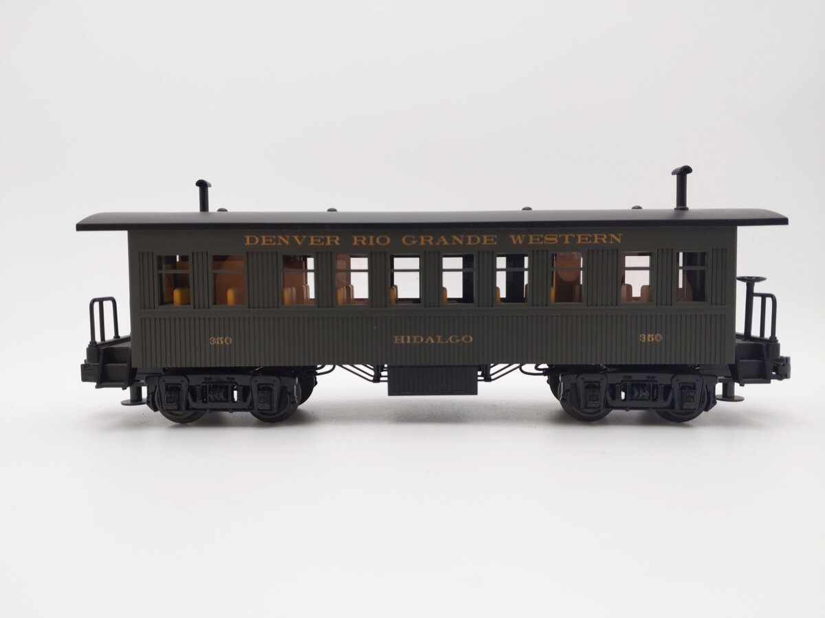MTH 30-6406C O Gauge Denver & Rio Grande Overton Coach Car #410 EX/Box