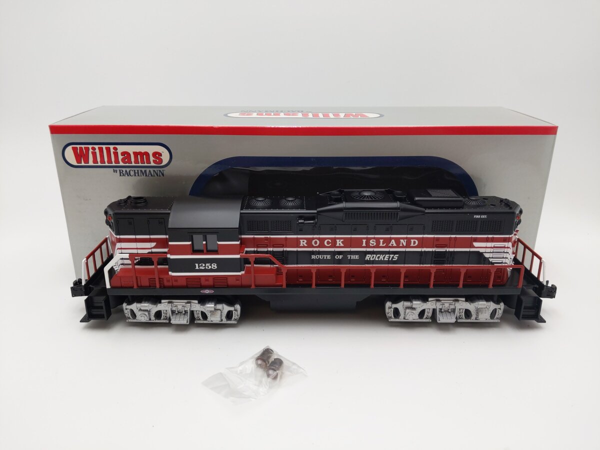 Williams 21518 Rock Island GP9 Non-Powered Diesel Locomotive #1258 EX/Box