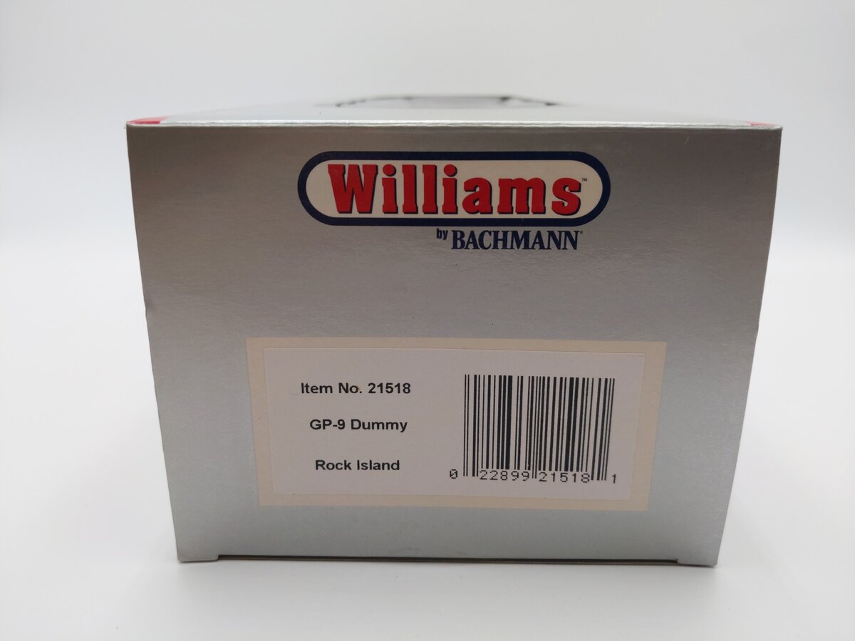 Williams 21518 Rock Island GP9 Non-Powered Diesel Locomotive #1258 EX/Box