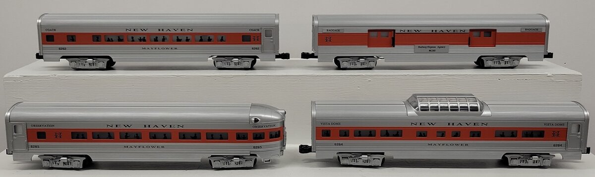 Williams 43062 O New Haven 60 Ft. Streamline Passenger 4-Pack EX/Box