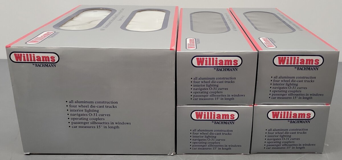 Williams 43062 O New Haven 60 Ft. Streamline Passenger 4-Pack EX/Box