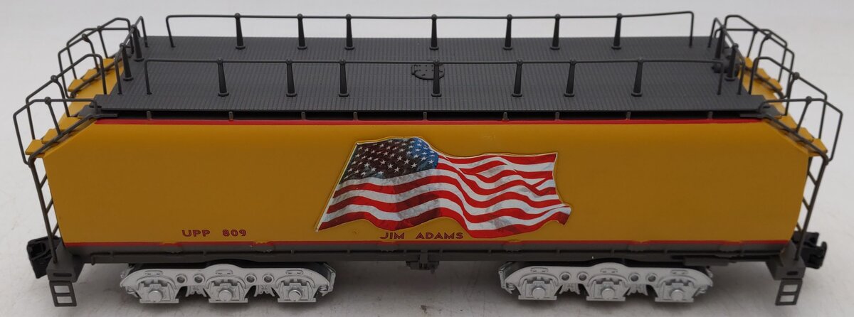 MTH 20-3558 O Gauge Union Pacific Jim Adams Water Tender #809 (Hi-Rail Wheels) EX/Box