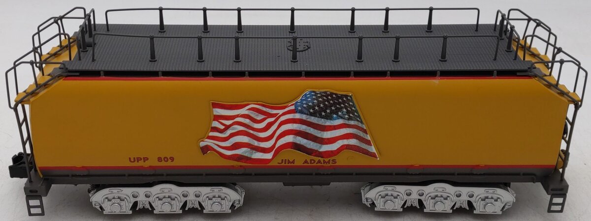 MTH 20-3558 O Gauge Union Pacific Jim Adams Water Tender #809 (Hi-Rail Wheels) EX/Box