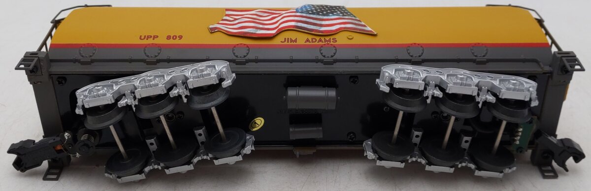 MTH 20-3558 O Gauge Union Pacific Jim Adams Water Tender #809 (Hi-Rail Wheels) EX/Box