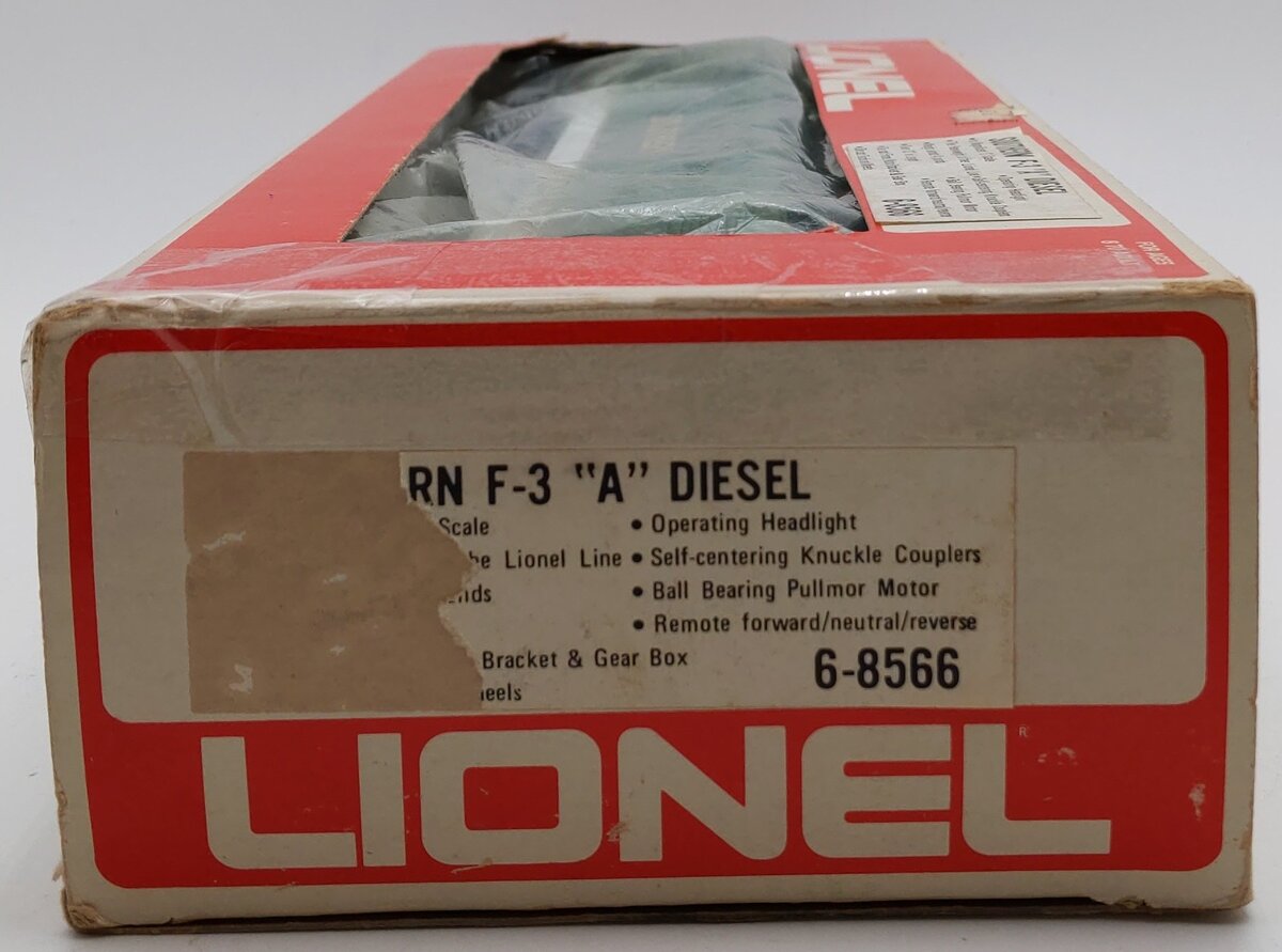 Lionel 6-8566 O Gauge Southern F-3 A Diesel Locomotive #8566 EX/Box