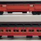 Lionel 2127490 O Gulf Mobile & Ohio 18" Passenger Cars A (Set of 2) EX/Box