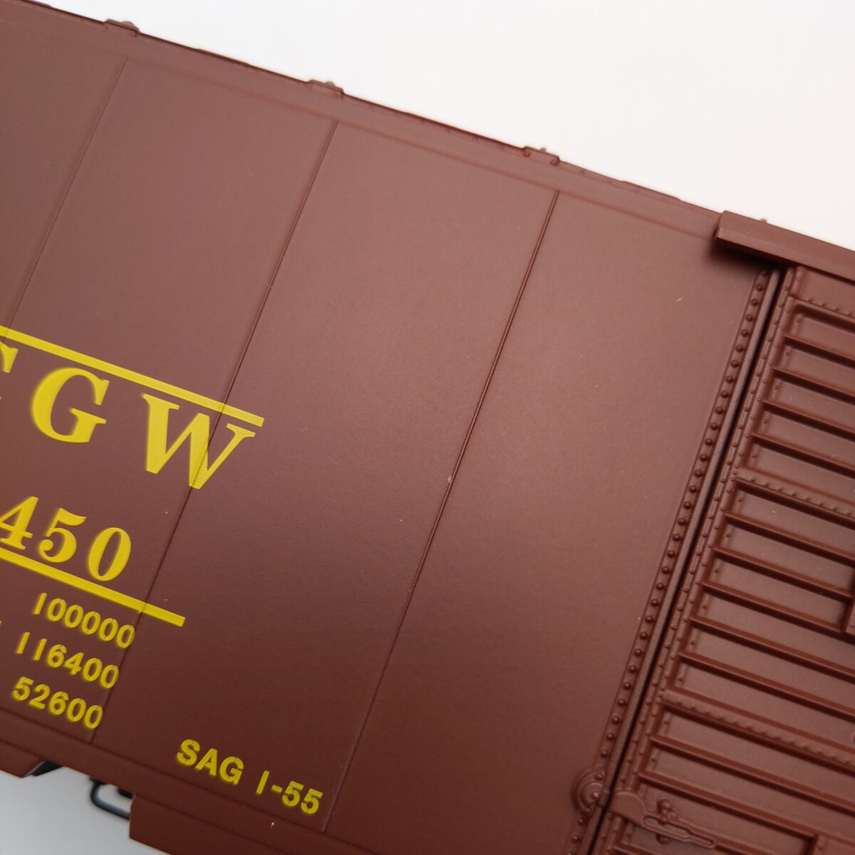 Lionel 6-83571 O Chicago Great Western Grain Door PS-1 Boxcar #5450 VG/Box