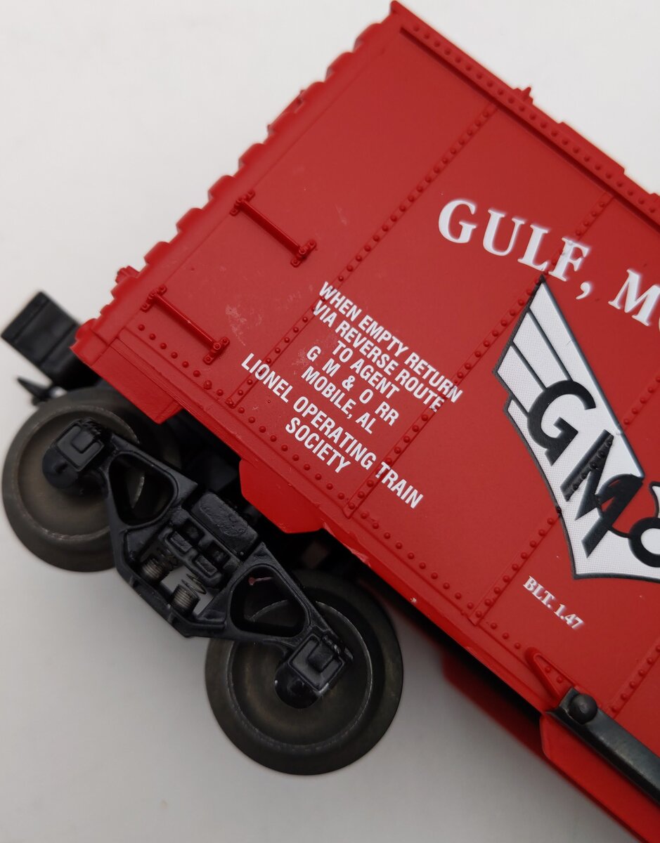 Lionel 6-52162 O Gauge LOTS 1999 Gulf, Mobile & Ohio Boxcar #24580 EX/Box