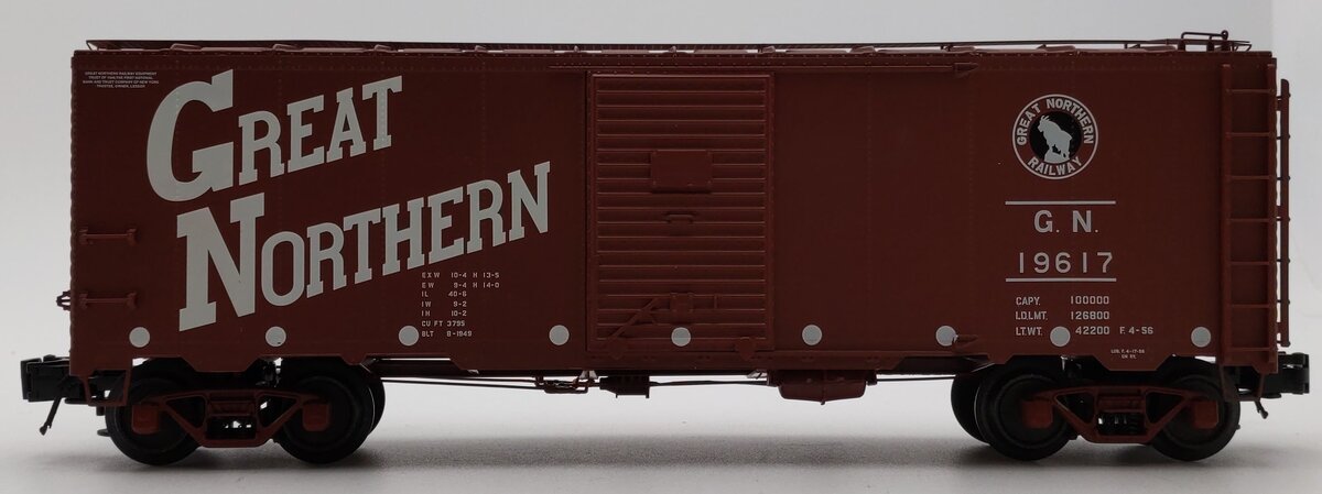 Atlas 8583 Great Northern 40' 1937 AAR Single Door Box Car #19617 (3Rail) EX/Box