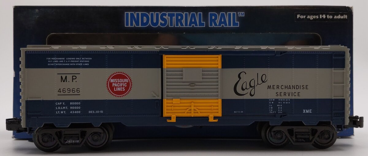 Industrial Rail 1002006-1 O Missouri Pacific Single Door Boxcar #46966 LN/Box