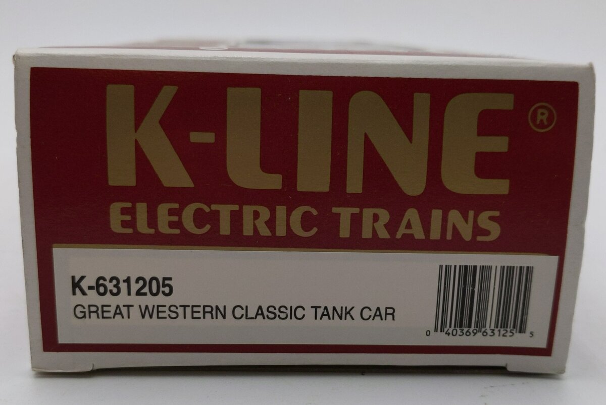 K-Line K-631205 O Gauge CGW Single Dome Tank Car EX/Box