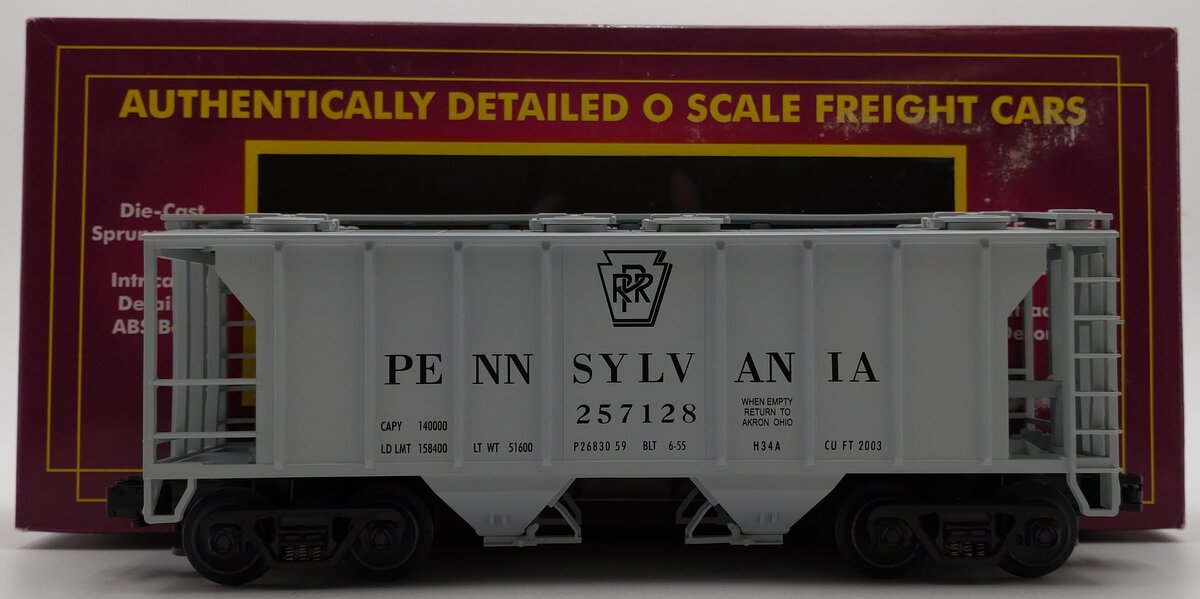 MTH 20-97106 O Pennsylvania Premier PS-2 Hopper Car #257128 LN/Box