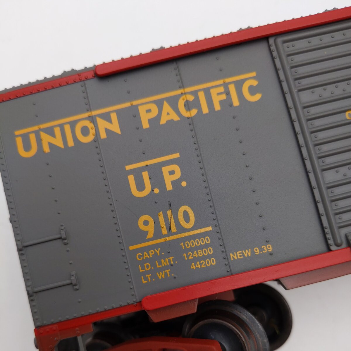 Weaver 9110 O Gauge Union Pacific Double Door Steelside Boxcar #9110 - [3-Rail] EX/Box