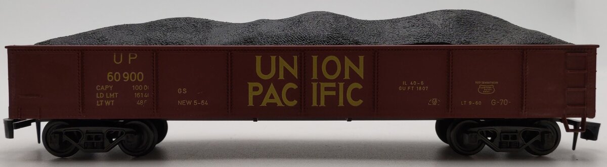 AHM 7304B O Scale Union Pacific #60900 Gondola With Coal EX/Box