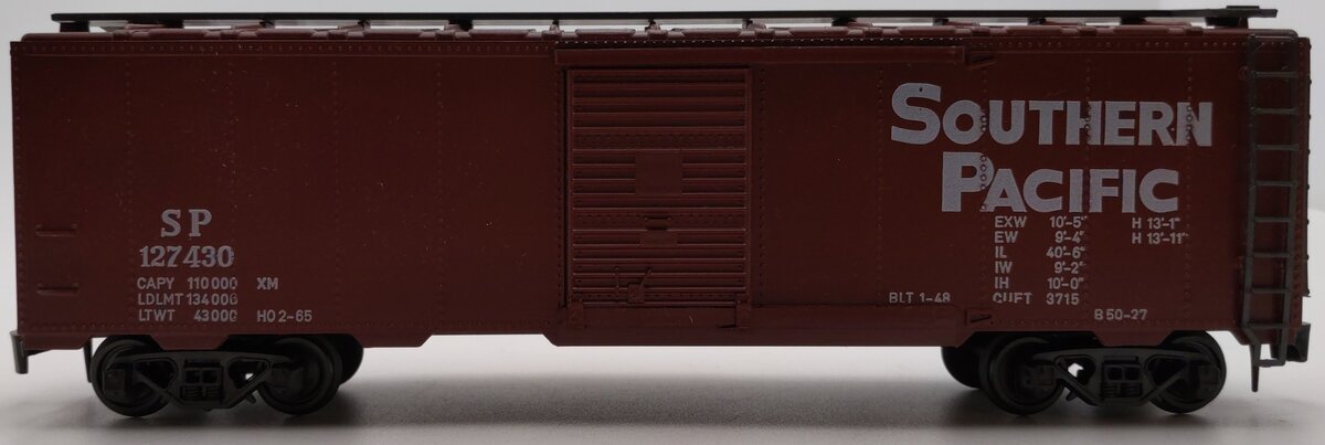 AHM 7303D O Scale Southern Pacific Box Car - 2-Rail EX/Box