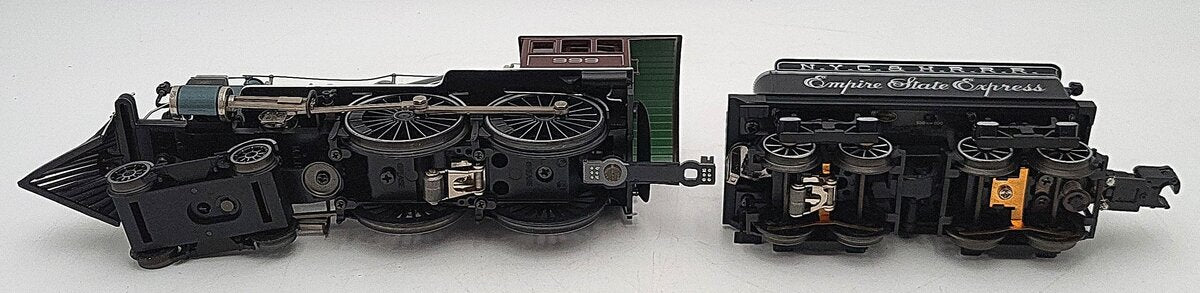 MTH 20-3785-1 O NYC 4-4-0 Empire State Express Steam Engine & Tender #999 w/ PS3 EX/Box
