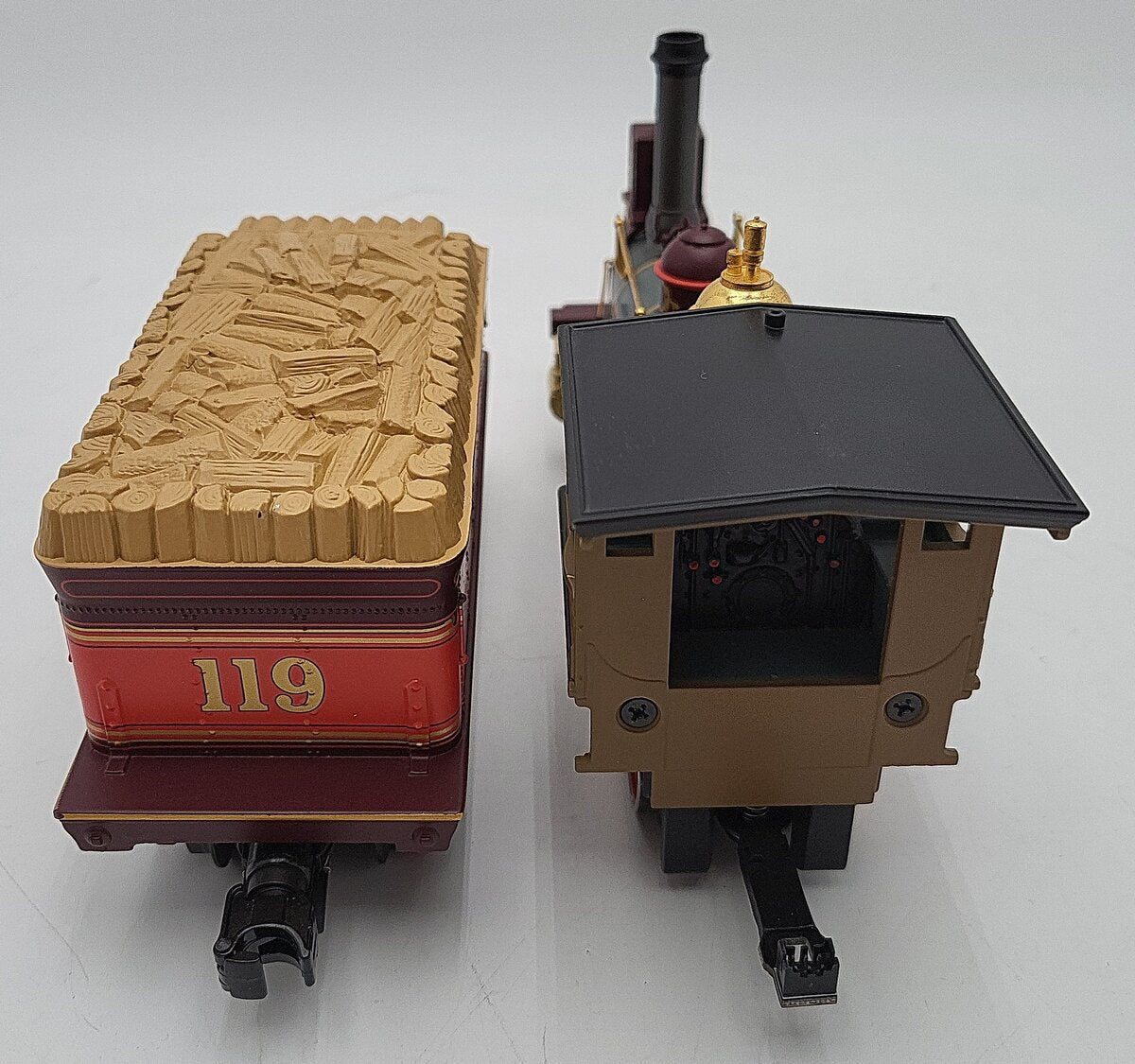 MTH 30-1807-1 O Union Pacific 4-4-0 General Steam Locomotive #119 w/ PS3 VG/Box