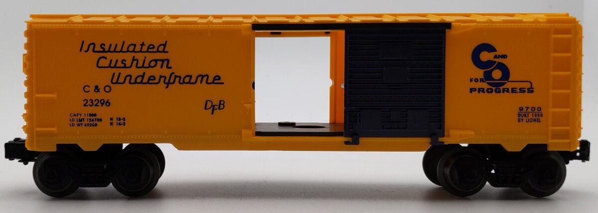 Lionel 6-26276 O Chespeake & Ohio Boxcar #23296 LN/Box