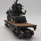 Menards 279-3479 O Gauge US Army Flatcar with Truck & Guns EX